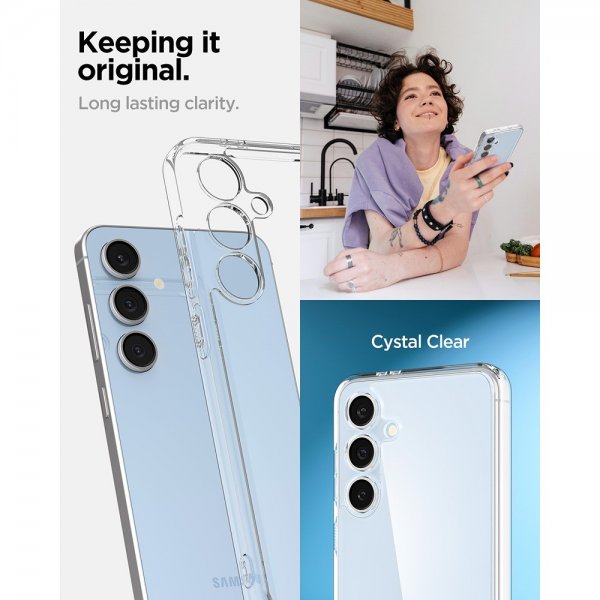 Spigen Samsung Galaxy S24 FE Deksel Ultra Hybrid Crystal Clear