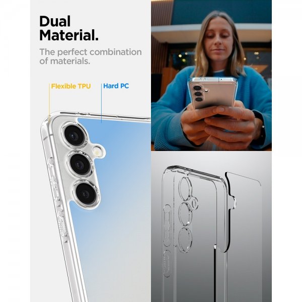 Spigen Samsung Galaxy S24 FE Deksel Ultra Hybrid Crystal Clear