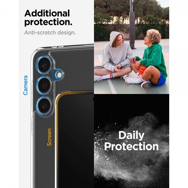 Spigen Samsung Galaxy S24 FE Deksel Ultra Hybrid Crystal Clear