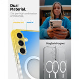 Spigen Samsung Galaxy S24 FE Deksel Ultra Hybrid MagFit Hvit