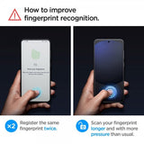 Spigen Samsung Galaxy S24 FE Skjermbeskytter GLAS.tR EZ Fit 2-pakning