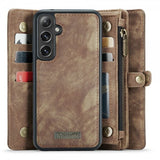 CaseMe Samsung Galaxy S24 Etui 008 Series Avtakbart Deksel Brun