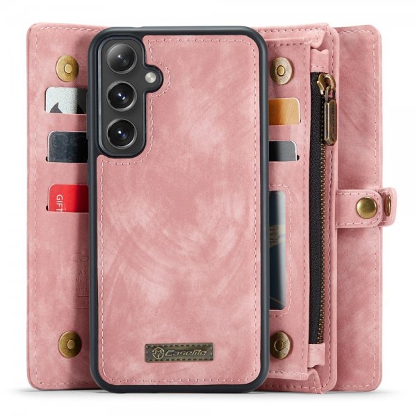 CaseMe Samsung Galaxy S24 Etui 008 Series Avtakbart Deksel Rosa