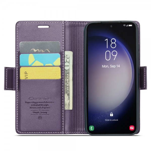CaseMe Samsung Galaxy S24 Etui 023 Series Lilla