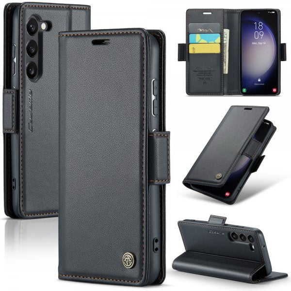 CaseMe Samsung Galaxy S24 Etui 023 Series Svart