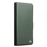 Qialino Samsung Galaxy S24 Etui Ekte Skinn Grønn