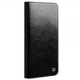 Qialino Samsung Galaxy S24 Etui Ekte Skinn Svart
