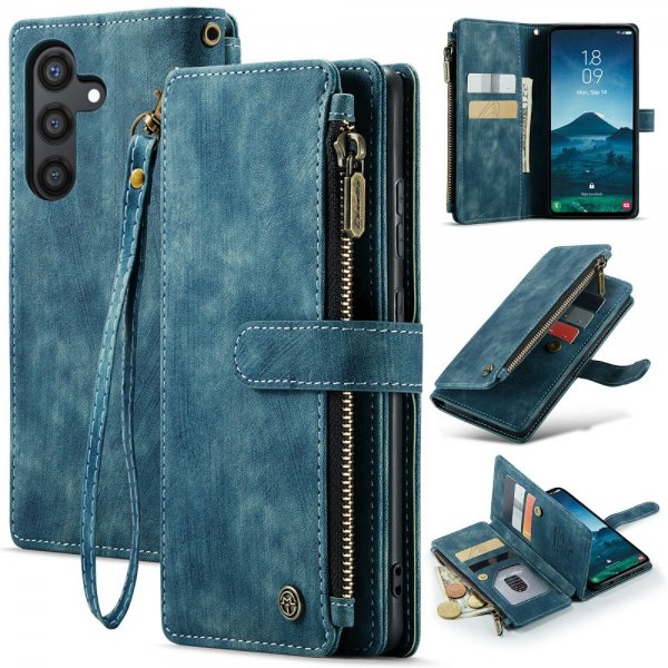 CaseMe Samsung Galaxy S24 Etui C30 Series Blå