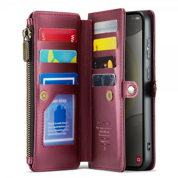 CaseMe Samsung Galaxy S24 Etui C36 Series Rød