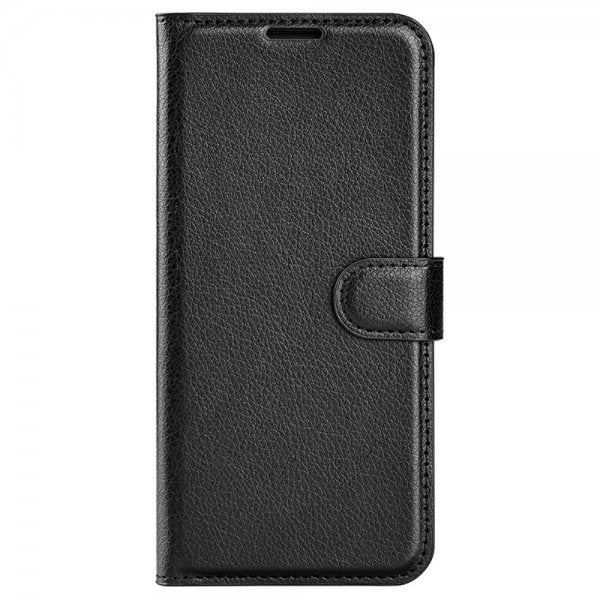 Samsung Galaxy S24 Etui Litchi Svart