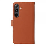 Betopnice Samsung Galaxy S24 Etui Avtagbart Deksel 005 Brun