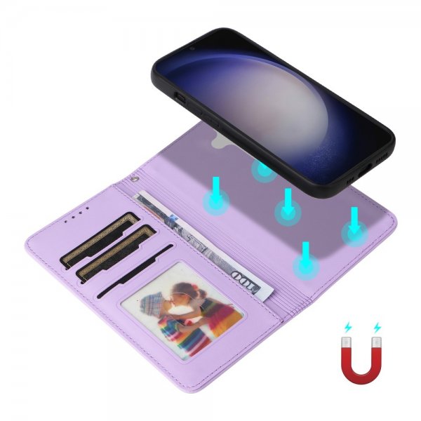 Betopnice Samsung Galaxy S24 Etui Avtagbart Deksel 005 Lilla