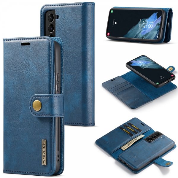 Dg.Ming Samsung Galaxy S24 Etui Avtagbart Deksel Blå