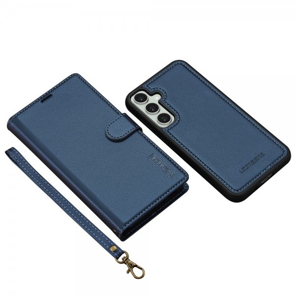 Lc.Imeeke Samsung Galaxy S24 Etui Avtagbart Deksel L2 Series MagSafe Blå