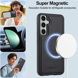 Lc.Imeeke Samsung Galaxy S24 Etui Avtagbart Deksel L2 Series MagSafe Svart