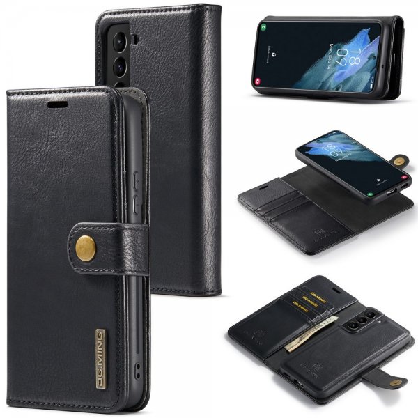 Dg.Ming Samsung Galaxy S24 Etui Avtagbart Deksel Svart