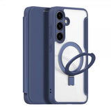 Dux Ducis Samsung Galaxy S24 Etui Skin X Pro Series Kickstand MagSafe Blå