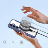 Dux Ducis Samsung Galaxy S24 Etui Skin X Pro Series Kickstand MagSafe Blå