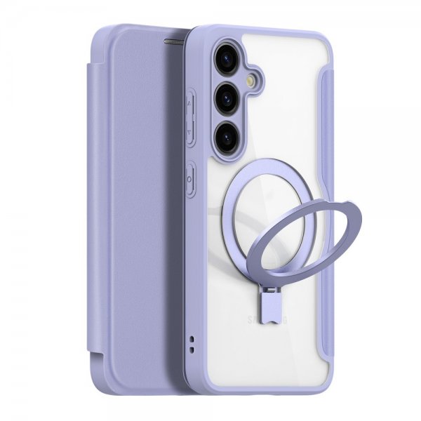 Dux Ducis Samsung Galaxy S24 Etui Skin X Pro Series Kickstand MagSafe Lilla