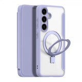 Dux Ducis Samsung Galaxy S24 Etui Skin X Pro Series Kickstand MagSafe Lilla