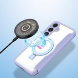 Dux Ducis Samsung Galaxy S24 Etui Skin X Pro Series Kickstand MagSafe Lilla