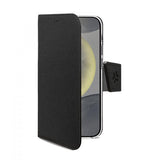 Celly Samsung Galaxy S24 Etui Wally Wallet Case Svart