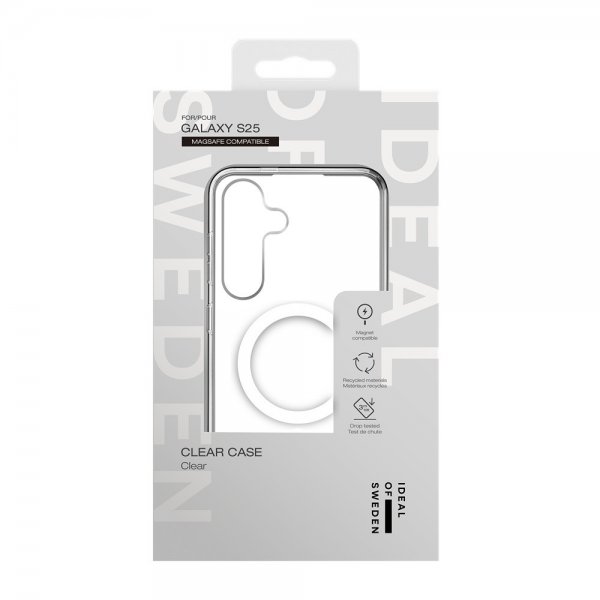 Ideal of Sweden Samsung Galaxy S24/Galaxy S25 Deksel Clear Case MagSafe Transparent