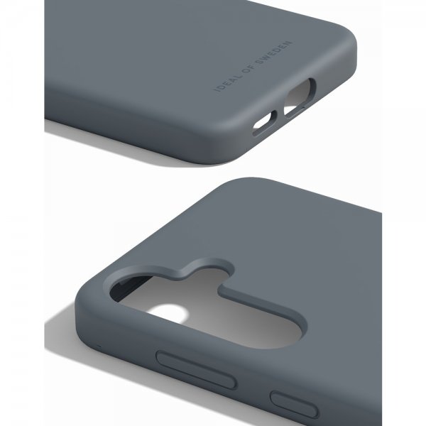 Ideal of Sweden Samsung Galaxy S24/Galaxy S25 Deksel Silicone Case MagSafe Midnight Blue