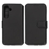 Rvelon Samsung Galaxy S24 Etui Ekte Skinn Svart