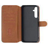 Rvelon Samsung Galaxy S24 Etui Detachable Wallet Case Brun