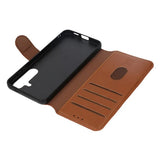 Rvelon Samsung Galaxy S24 Etui 4 Kortlomme Brun