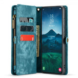 CaseMe Samsung Galaxy S24 Plus Etui 008 Series Avtakbart Deksel Blå