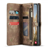 CaseMe Samsung Galaxy S24 Plus Etui 008 Series Avtakbart Deksel Brun
