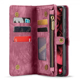 CaseMe Samsung Galaxy S24 Plus Etui 008 Series Avtakbart Deksel Rød