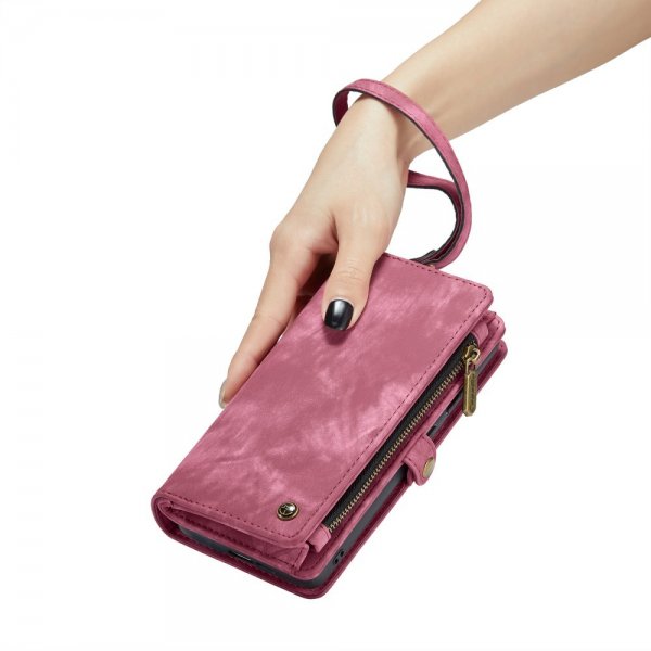 CaseMe Samsung Galaxy S24 Plus Etui 008 Series Avtakbart Deksel Rød