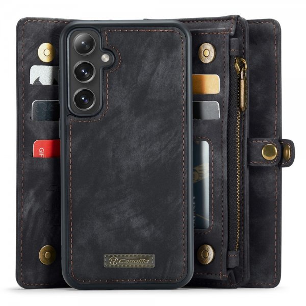 CaseMe Samsung Galaxy S24 Plus Etui 008 Series Avtakbart Deksel Svart