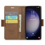 CaseMe Samsung Galaxy S24 Plus Etui 023 Series Brun