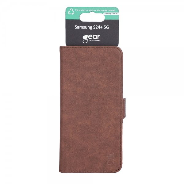 Gear Samsung Galaxy S24 Plus Etui 3 Kortlomme  Brun