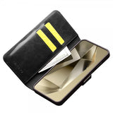 Qialino Samsung Galaxy S24 Plus Etui Ekte Skinn Svart