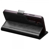 Qialino Samsung Galaxy S24 Plus Etui Ekte Skinn Svart