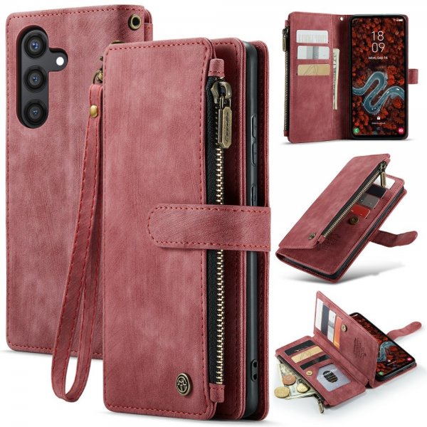 CaseMe Samsung Galaxy S24 Plus Etui C30 Series Rød
