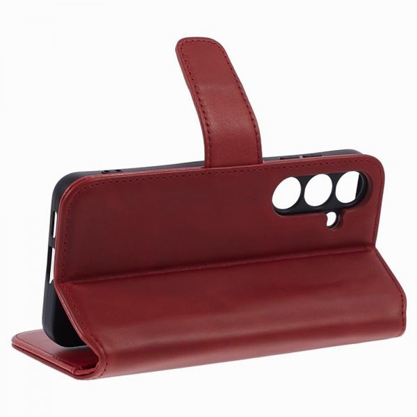 Nordic Covers Samsung Galaxy S24 Plus Etui Essential Leather Poppy Red