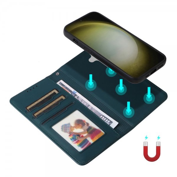 Betopnice Samsung Galaxy S24 Plus Etui Avtagbart Deksel 005 Blå