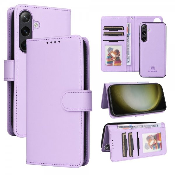 Betopnice Samsung Galaxy S24 Plus Etui Avtagbart Deksel 005 Lilla