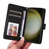 Betopnice Samsung Galaxy S24 Plus Etui Avtagbart Deksel 005 Svart