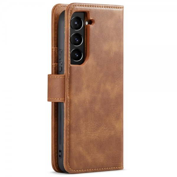 Dg.Ming Samsung Galaxy S24 Plus Etui Avtagbart Deksel Brun