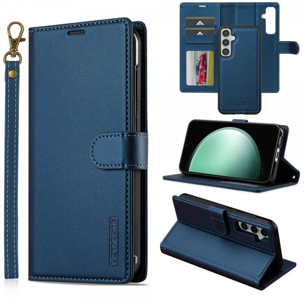Lc.Imeeke Samsung Galaxy S24 Plus Etui Avtagbart Deksel L2 Series MagSafe Blå