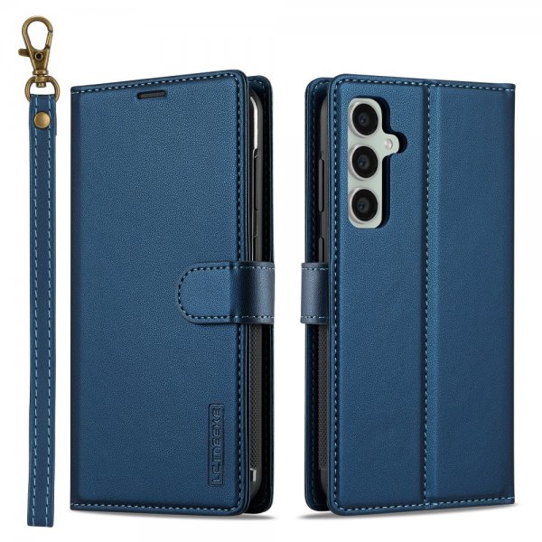 Lc.Imeeke Samsung Galaxy S24 Plus Etui Avtagbart Deksel L2 Series MagSafe Blå