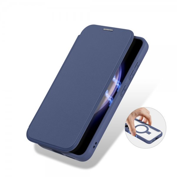 Dux Ducis Samsung Galaxy S24 Plus Etui Skin X Pro Series Kickstand MagSafe Blå