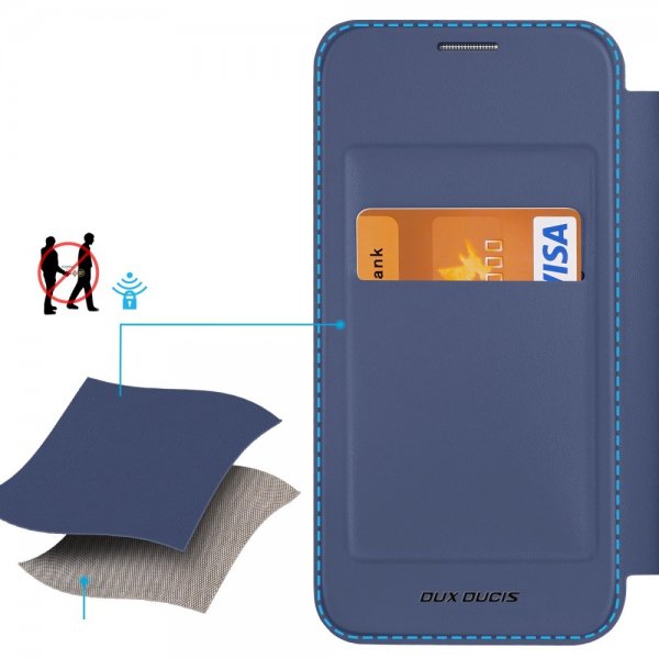 Dux Ducis Samsung Galaxy S24 Plus Etui Skin X Pro Series Kickstand MagSafe Blå
